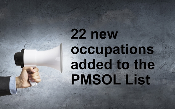 New occupations added to PSOL
